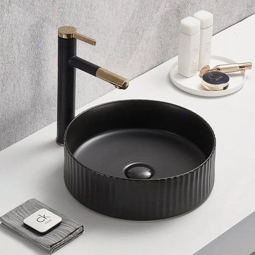 Signature Aveiro Round Countertop Basin - 360mm Wide - Various Colour
