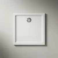 Signature Genesis 40mm Anti-Slip Rectangular Shower Tray - White - Various Size