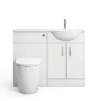 Signature Harvard Vanity Basin & Toilet Unit Set with Resin Basin - 1000mm Wide - Various Colours
