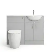 Signature Harvard Vanity Basin & Toilet Unit Set with Resin Basin - 1000mm Wide - Various Colours