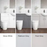 Signature Harvard Vanity Basin & Toilet Unit Set with Resin Basin - 1000mm Wide - Various Colours