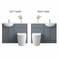 Signature Harvard Vanity Basin & Toilet Unit Set with Resin Basin - 1000mm Wide - Various Colours
