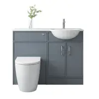 Signature Harvard Vanity Basin & Toilet Unit Set with Resin Basin - 1000mm Wide - Various Colours