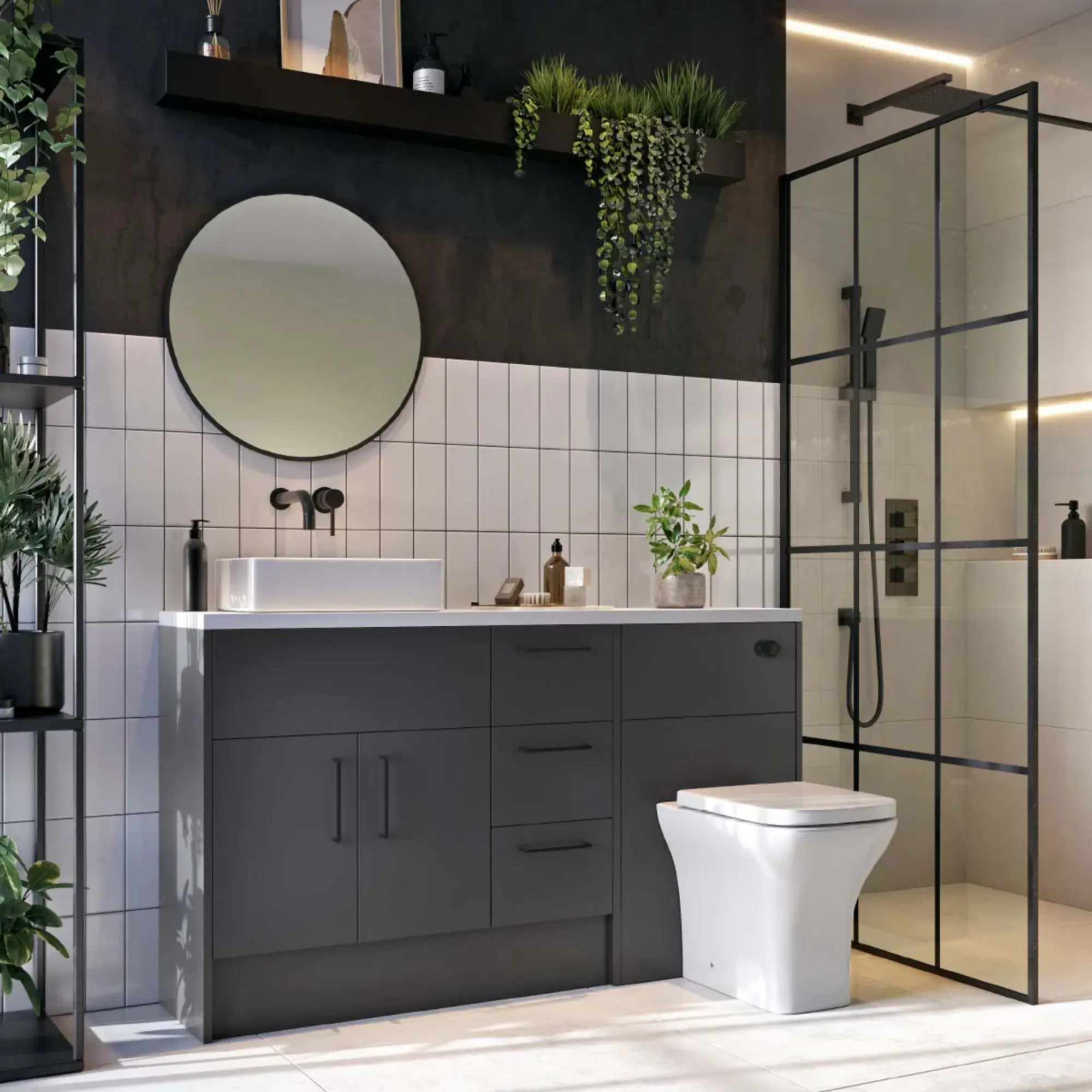 Scudo Stance 420mm Countertop Basin - White