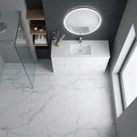 Stockholm 1200mm Waterproof Vanity - Gloss White | 2-Door 4-Drawer