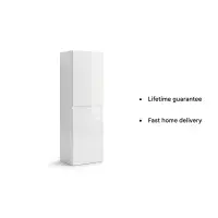 Stockholm 300mm Waterproof Tall Unit - Gloss White | Wall Hung | Bathcenter