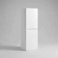 Stockholm 300mm Waterproof Tall Unit - Gloss White | Wall Hung | Bathcenter