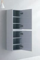 Stockholm 300mm Waterproof Tall Unit - Gloss White | Wall Hung | Bathcenter