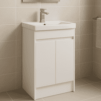 Stockholm 500mm Waterproof Vanity - Gloss White | 410mm Depth | Bathcenter