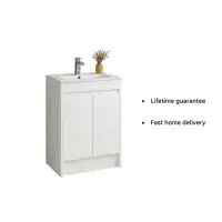 Stockholm 600mm Waterproof Vanity - Gloss White | Bathcenter