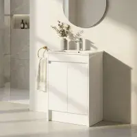 Stockholm 600mm Waterproof Vanity - Gloss White | Bathcenter