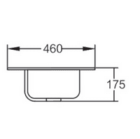 Stockholm 600mm Waterproof Vanity - Gloss White | Bathcenter