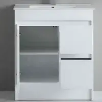 Stockholm 750mm Waterproof Vanity Unit - Gloss White | Bathcenter