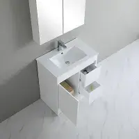 Stockholm 750mm Waterproof Vanity Unit - Light Grey | Bathcenter