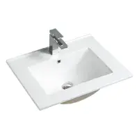 Stockholm Gloss White Vanity Unit 600mm - 100% Waterproof Basin Unit