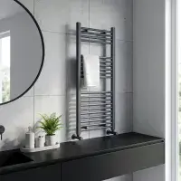 Strive Towel Radiator - 1000mm x 500mm - Anthracite