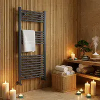 Strive Towel Radiator - 1000mm x 500mm - Anthracite