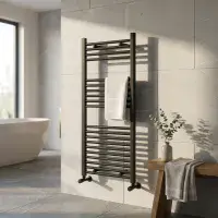 Strive Towel Radiator - 1000mm x 500mm - Black