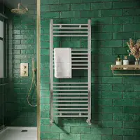 Strive Towel Radiator - 1200mm x 400mm - Chrome