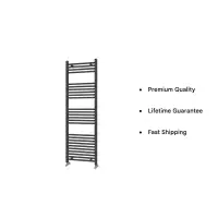 Strive Towel Radiator - 1600mm x 400mm - Black