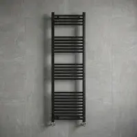 Strive Towel Radiator - 1600mm x 400mm - Black