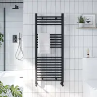 Strive Towel Radiator - 1600mm x 400mm - Black
