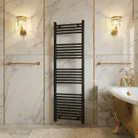 Strive Towel Radiator - 1600mm x 400mm - Black