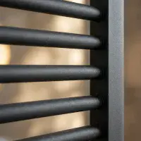 Strive Towel Radiator - 800mm x 400mm - Black