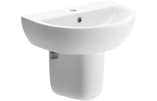 Tengri 450mm Basin With Semi Pedestal