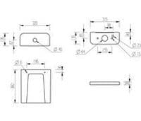 Tengri Bathroom Pack with Bath (various sizes), Toilet, Basin & Pedestal, Taps and Wastes