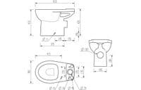 Tengri Bathroom Pack with Bath (various sizes), Toilet, Basin & Pedestal, Taps and Wastes