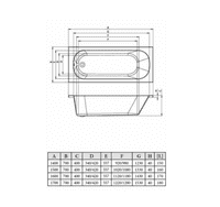 Tengri Bathroom Pack with Bath (various sizes), Toilet, Basin & Pedestal, Taps and Wastes