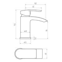 Tengri Bathroom Pack with Bath (various sizes), Toilet, Basin & Pedestal, Taps and Wastes
