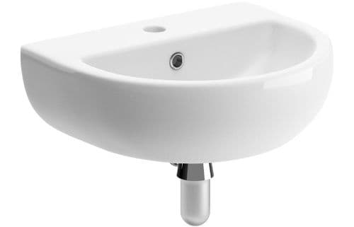 Tengri Cloakroom Basin with Chrome Bottle Trap