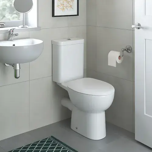 Tengri Close Coupled Toilet Inc Soft Close Seat