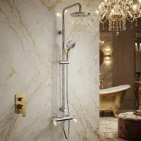 TMV3 Thermostatic Cool Bar Safety Shower Twin Head