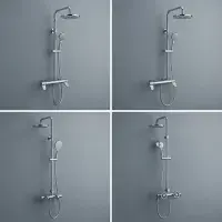 TMV3 Thermostatic Cool Bar Safety Shower Twin Head