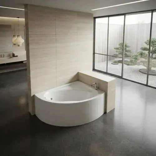 Trojan Orlando 1500mm x 1020mm Offset Corner Bath – Left or Right Handed