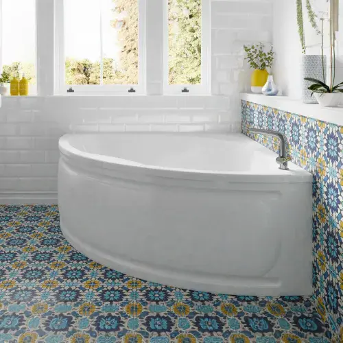 Trojan Orlando Corner Bath - 1500mm x 1020mm Handed