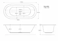 Trojan Savoy Double Ended Skirted Freestanding Bath - Various Sizes