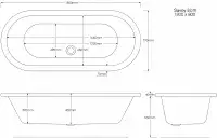 Trojan Savoy Double Ended Skirted Freestanding Bath - Various Sizes