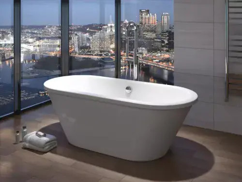 Trojan Savoy Double Ended Skirted Freestanding White Bath - Various Sizes