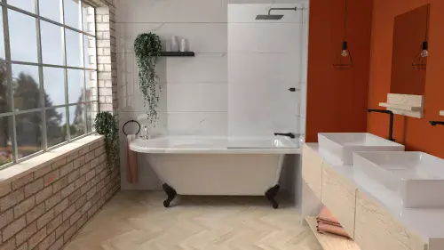 Trojan Victoria Twin Skin Freestanding Bath With Feet - 1685mm x 750mm
