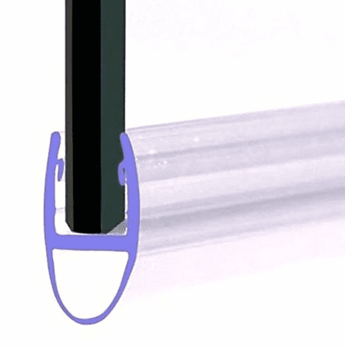 Universal 4-6mm Shower Door Seal For Gap Upto 6mm