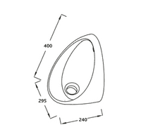 Urinal Bowl Only - For Concealed or Exposed Pipework - Various Sizes