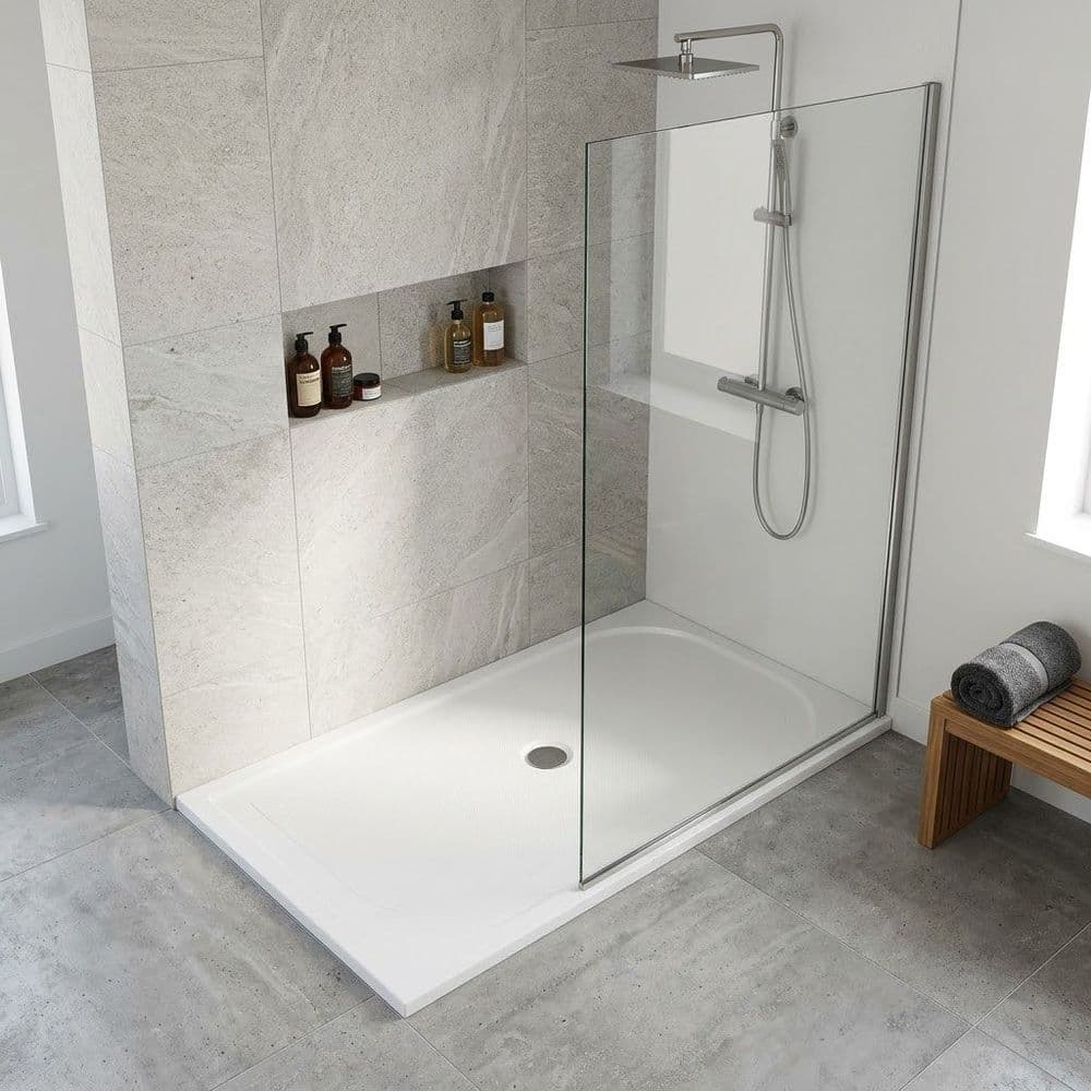 Vanguard Rectangular 25mm High Anti Slip Shower Trays - Various Sizes ...