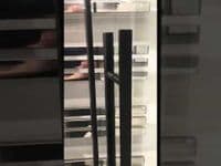 Vantage 2000 Matt Black Pivot Door Glass Shower Enclosure, Various Sizes