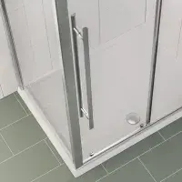 Vantage Chrome Sliding Door Shower Enclosure, Various Sizes