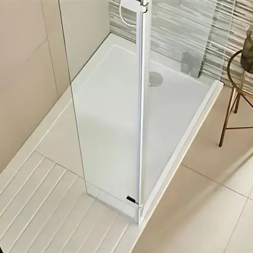 Vantage Walk In Shower Trays with Drying Area - Various Sizes