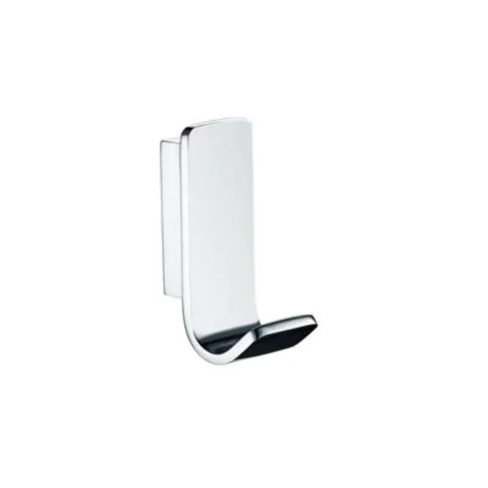 Vercelli Curved Robe Hook - Chrome